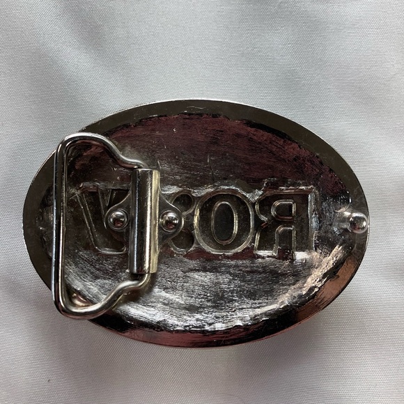 VINTAGE Roxy Y2K Belt Buckle Bundle – Rhinestone Oval + Black Heart Surf Logo - Picture 4 of 6